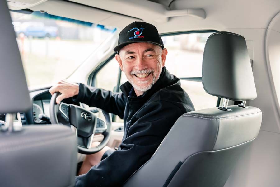 Pacific Hope private bus driver